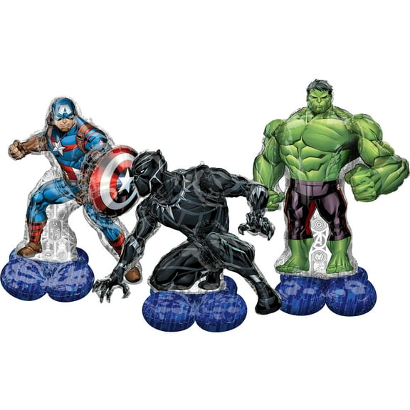 Amscan Airloonz Avengers Foil Balloons, 1 Count