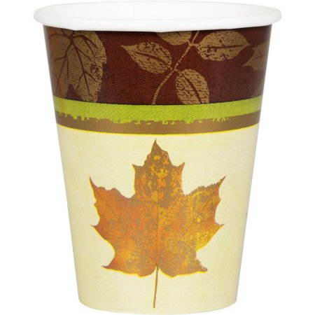 Amscan BB589489 Fall Elegance 9Oz Cups -8 Count