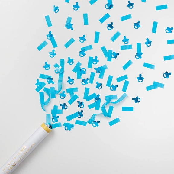 Amscan Baby Shower Gender Reveal Confetti Poppers – 5 Count
