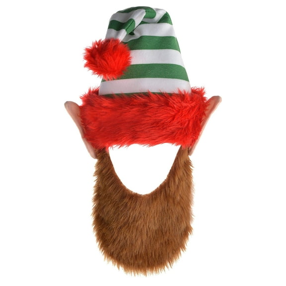 Amscan Bearded Elf Hat, Adult Size, 24" x 12", Multicolor