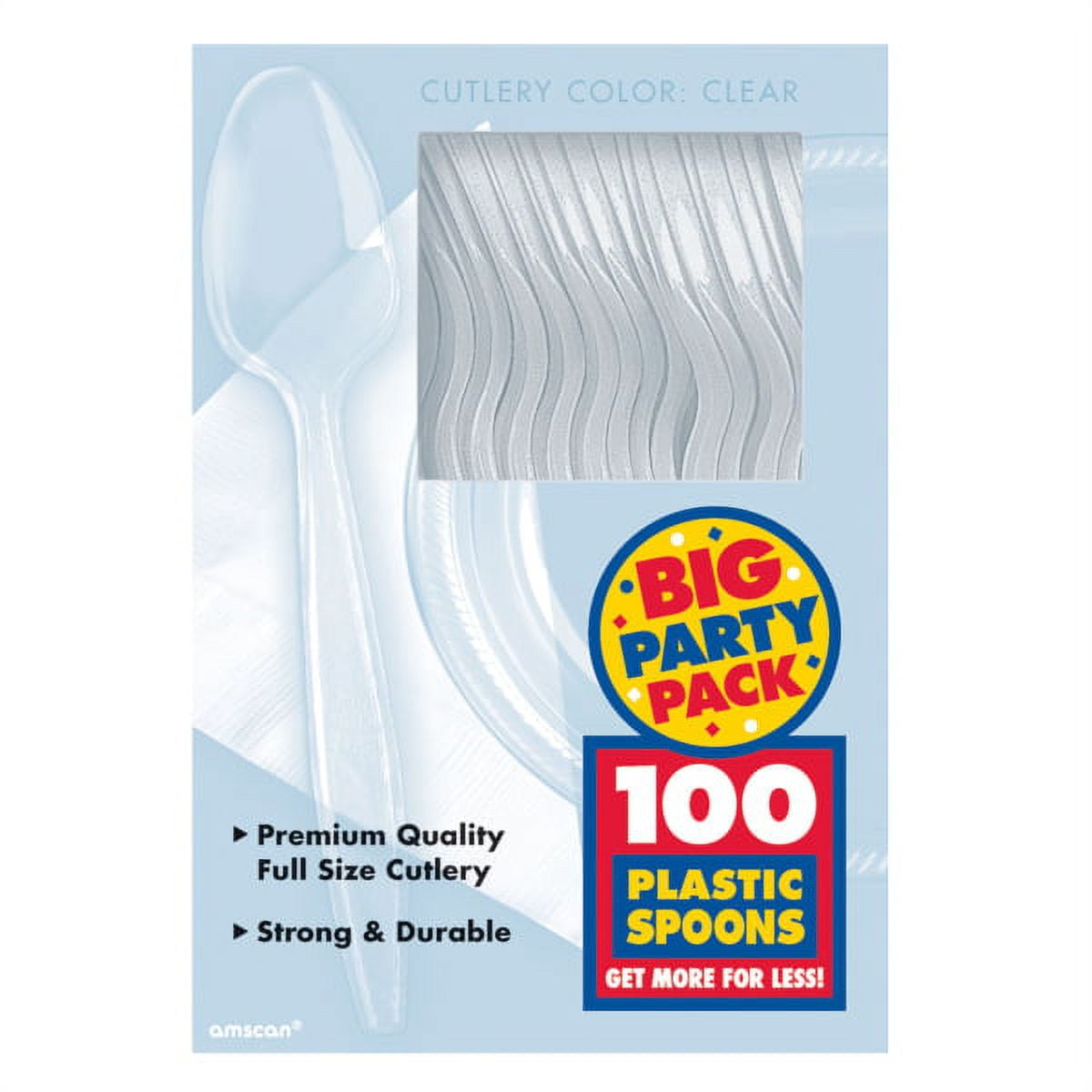 Amscan Big Party Pack Plastic Tumblers 5oz 88 Per Package-Clear 156080