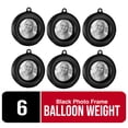 thumbnail image 1 of Amscan Black Balloon Photo Frame Weight – 6 Count, 1 of 4