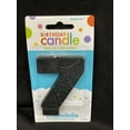 thumbnail image 1 of Amscan Black Glitter Birthday Candle Number 7, 1 of 2