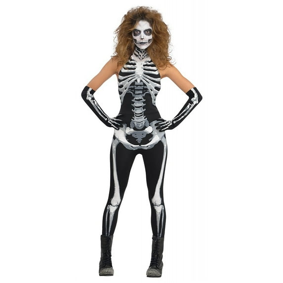 Amscan Bone-A-Fied Babe Women's Halloween Costume, Small