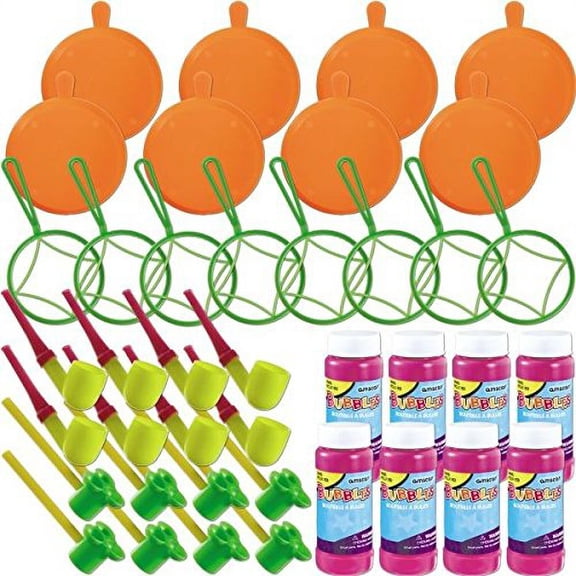 Amscan Fun Filled Summer Bubble Kit 42 Piece, Multicolor, One Size