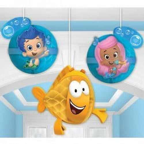 Amscan Bubble Guppies&Trade Party Honeycomb Decorations Childrens