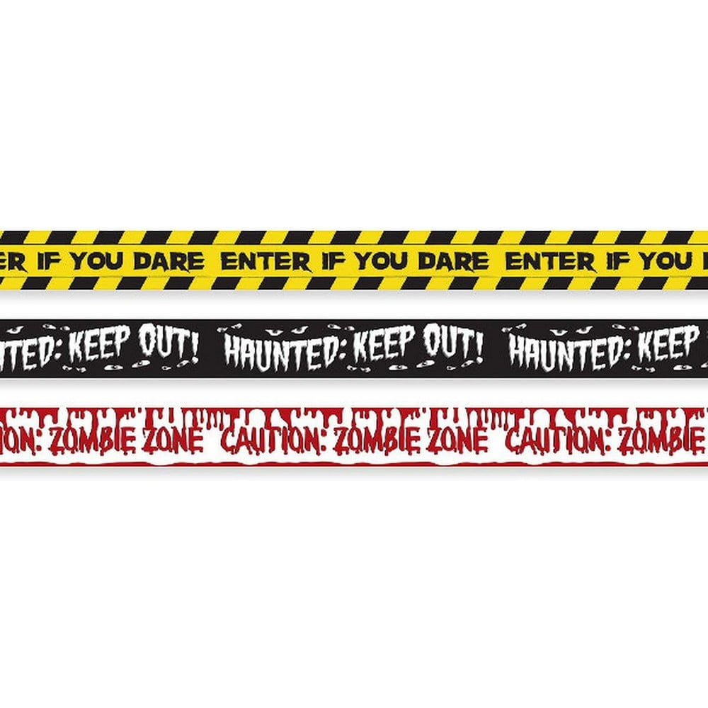 Amscan Caution Tape Halloween Decorating Kit