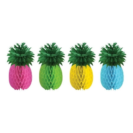 Amscan - Centerpiece - pineapple - 11.42 in (pack of 4)