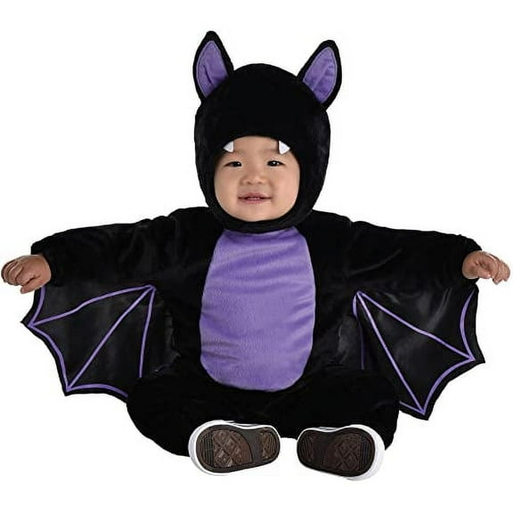 Amscan Classic Bat Infant Costume | 6-12 Months Unisex