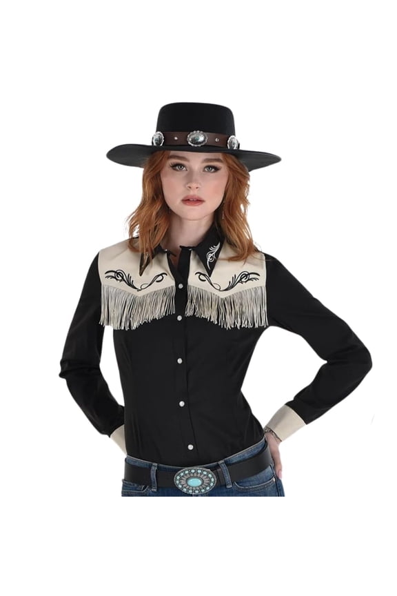 Classic Cowboy/Girl Western Theme Button-Up Shirts (Plus Size)