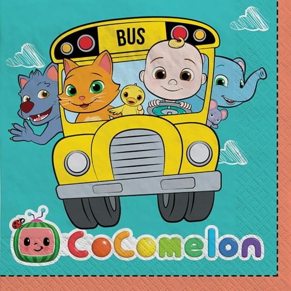 Amscan CoComelon Party Luncheon Napkins - Pack of 16