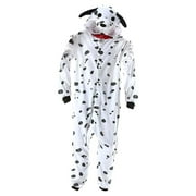 Amscan Dalmatian Dog One Piece Zipster Halloween Costume for Adults, Large/Extra Large, Includes Jumpsuit with Hood