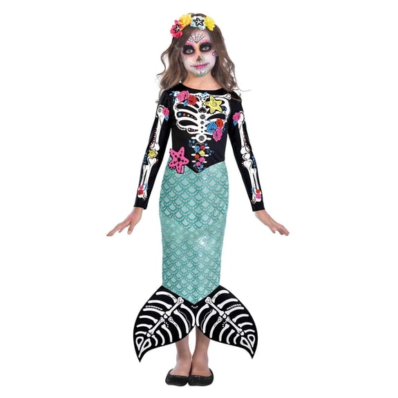 Amscan Day of The Dead Mermaid Age 10-12 Female