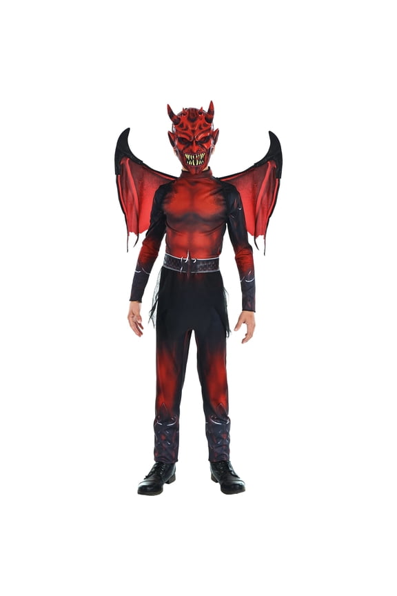 Devil Costume Boys M (8-10)