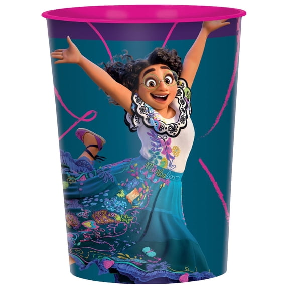 Amscan Disney Encanto Mirabel 16 oz Reusable Party Favor Cups – 4 Count