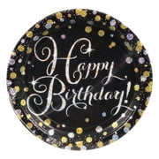 Amscan Disposable Paper Plates, 9 Inch, 8 Count
