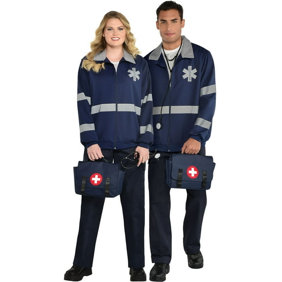 Amscan EMT Jacket for Adults, Halloween Costume Accessory, Unisex, One Size