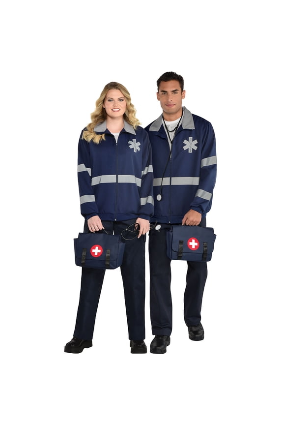 EMT Jacket for Adults, Halloween Costume Accessory, Unisex, One Size