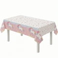 thumbnail image 1 of Amscan Enchanted Unicorn Plastic Table Cover – 2 Count, 54" x 96", 1 of 5
