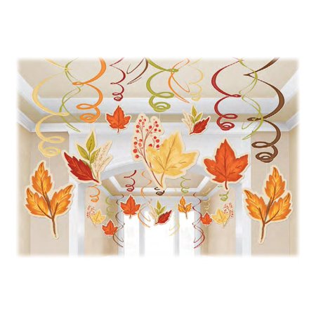 Amscan Fall Foliage Whirls Multicolor (670947)