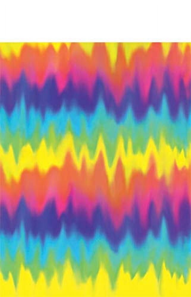 Amscan „Feeling Groovy“ Dessertteller, Quadratisch, 60er-Jahre Design – 8 Stück, Aus Papier, Recycelbar