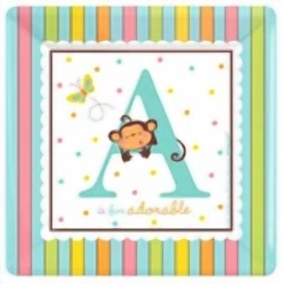 Amscan Fisher Price Boy Or Girl Baby Shower Party Table Decor - Abc Paper Pla...