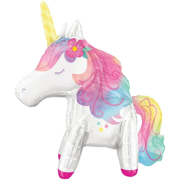 Amscan Foil Balloon 22"x25" -Unicorn