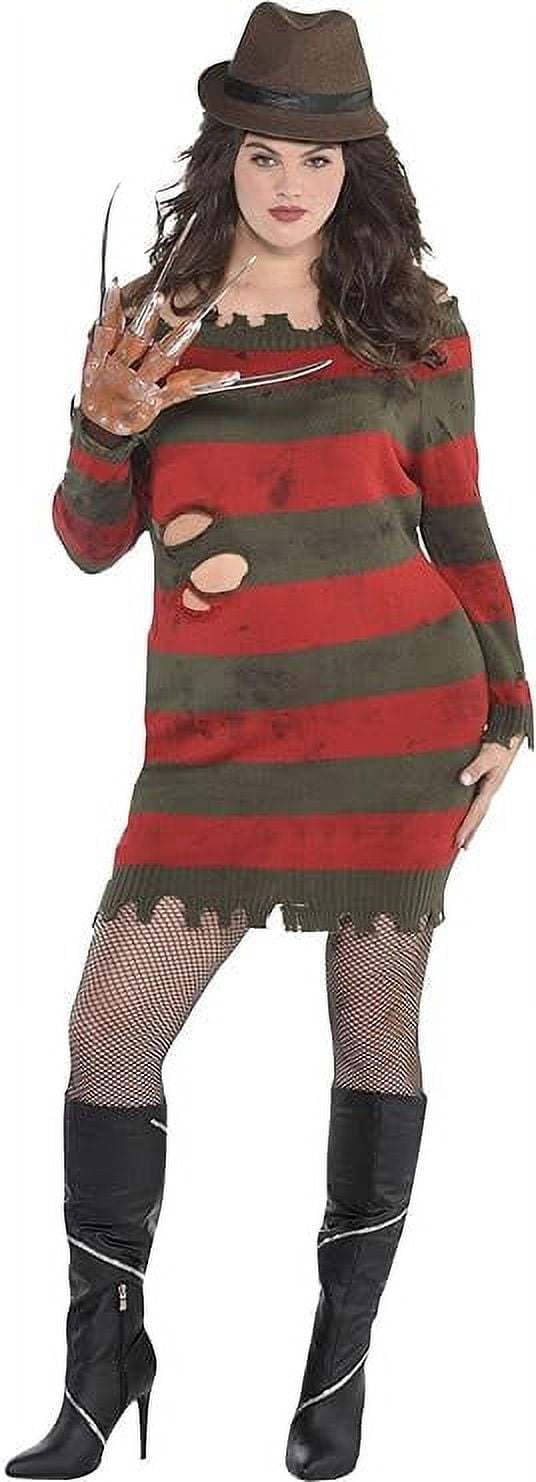 Amscan Freddy Krueger Halloween Costume for Women, Nightmare on Elm — free download