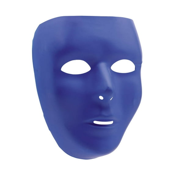 Amscan Full Face Mask, Party Accessory, Blue