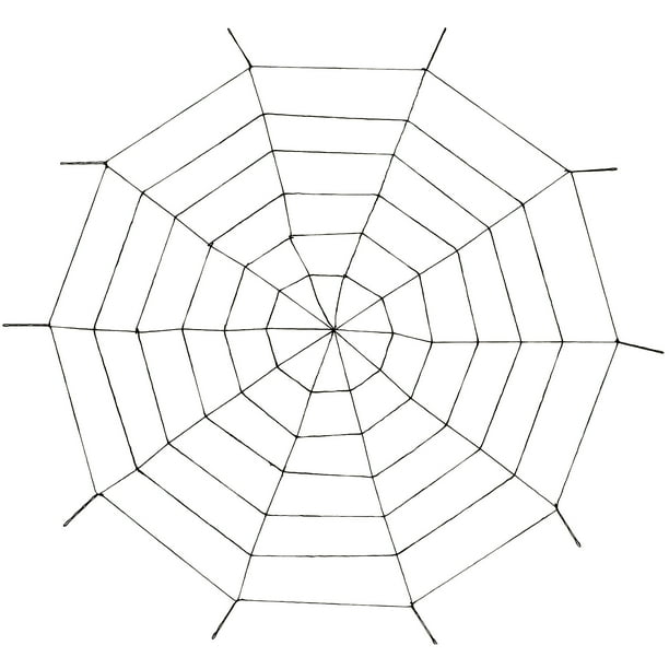 Amscan Giant Rope Spiders Web Decoration 1.5m - Walmart Business Supplies