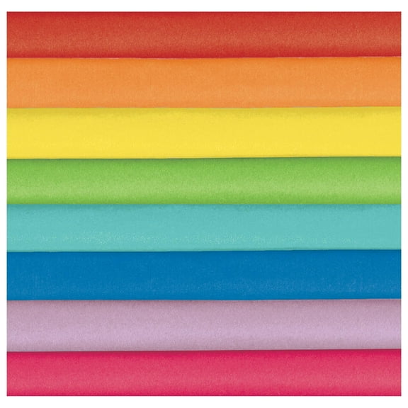 Amscan Gift Tissue Paper, 20" x 20", Assorted Colors, Pack Of 40