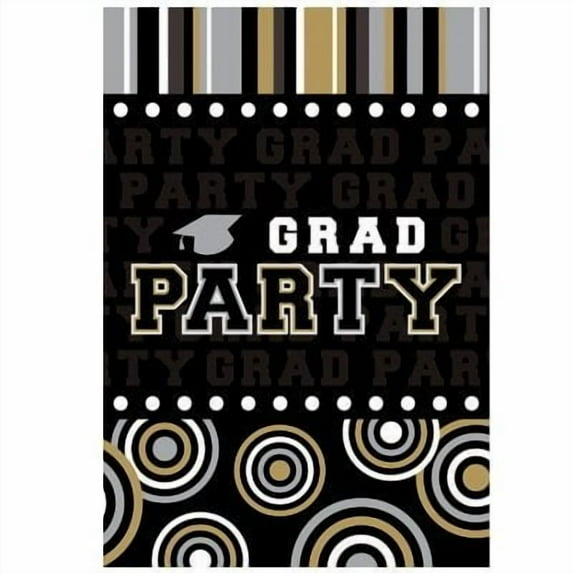 Amscan Grad Inspiration Postcard Graduation Invitations