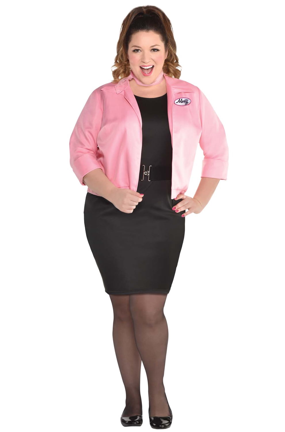 Amscan 60er Jahre Retro Girl Kostüm Für Damen – Pink, Inkl. Kleid, Kopfband & Gürtel, Für Kostümpartys
