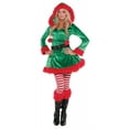 thumbnail image 1 of Amscan Green Sassy Elf Women's Halloween Fancy-Dress Costume for Adult, Plus L, 1 of 2