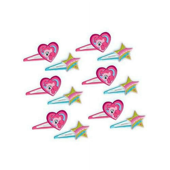 Amscan Hair Clip, My Little Pony Friendship Collection, Party Accessory Pink, 1 1/4" x 1 3/4"