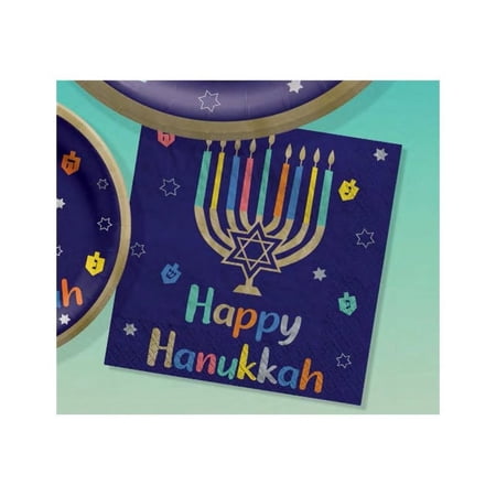 Amscan Hanukkah - Luncheon napkin - disposable (pack of 40)