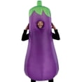 thumbnail image 1 of Amscan Inflatable Eggplant Costume with battery operated fan Adult (Standard), 1 of 3