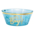 thumbnail image 1 of Amscan “It’s a Boy” Blue and Gold Plastic Serving Bowl, 10 in, 1 of 6