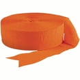 thumbnail image 1 of Amscan Jumbo Roll Party Crepe Streamer | Orange Peel |500' | Party Decor -, 1 of 6