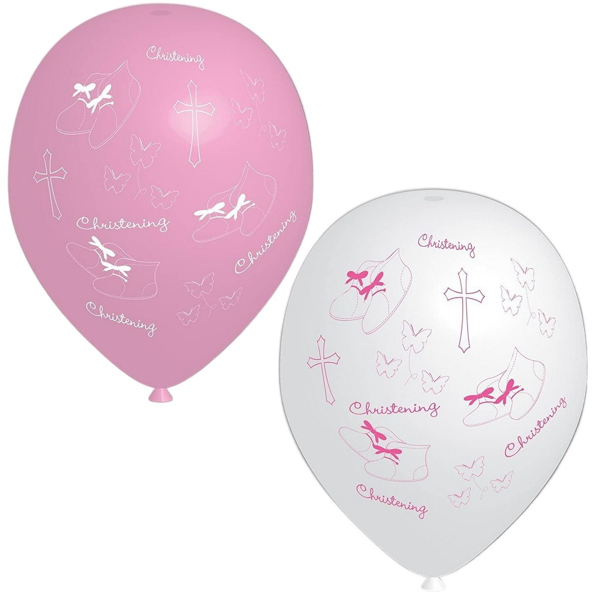 Amscan Latex Christening Balloons (Pack of 6)