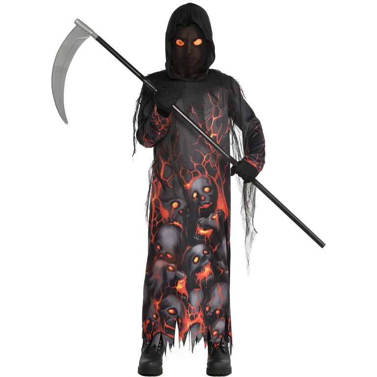 Amscan Slasher Clown Costume Set - Child Large (8-10) With Mask & Jumpsuit For Halloween & Costume Parties