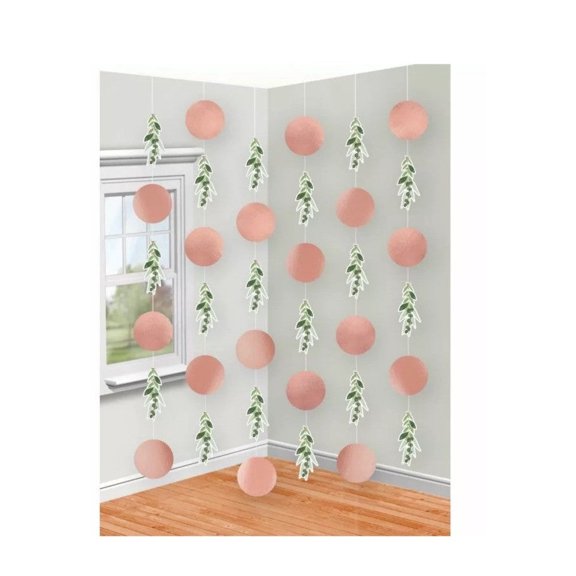 Amscan Love and Leaves String Decoration, 7', Multicolor