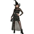 thumbnail image 1 of Amscan Lunar Witch Halloween Costume for Women, Extra Large (14-16), Includes Hat, Top and Skirt, 1 of 1