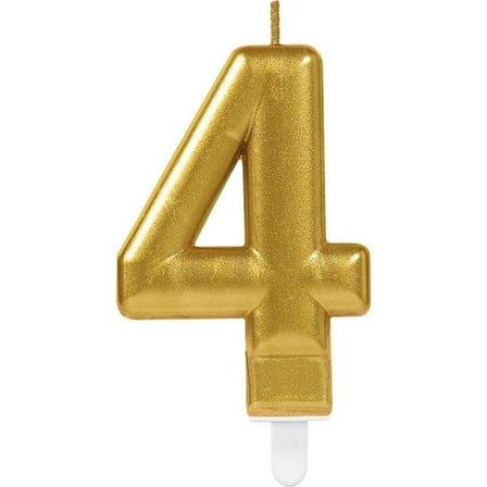 Amscan Metallic 4 Candle