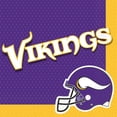 thumbnail image 1 of Amscan Minnesota Vikings NFL Lunch Napkins – 6.5", 32 Count, 1 of 6