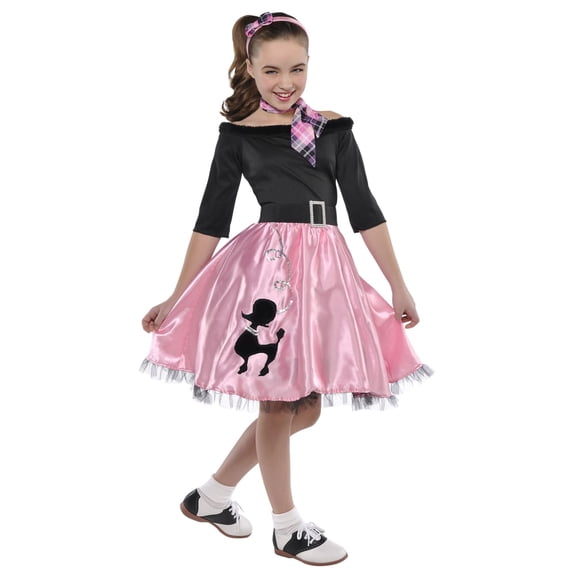 Amscan Miss Sock Hop Girls Halloween Costume; Small
