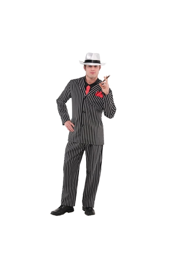 Mob Boss Mens Halloween Costume; Large
