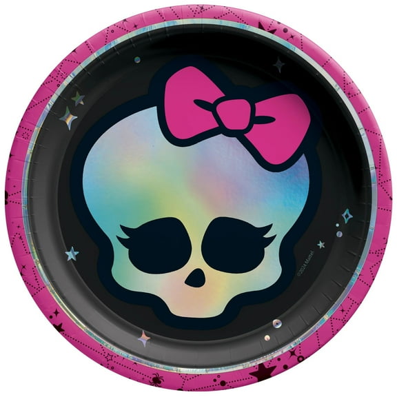 Amscan Monster High Small Iridescent Paper Plates (8ct)