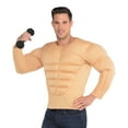 thumbnail image 1 of Amscan Muscle Shirt Costume for Men, Standard One Size, Skin Tone, 1 of 2