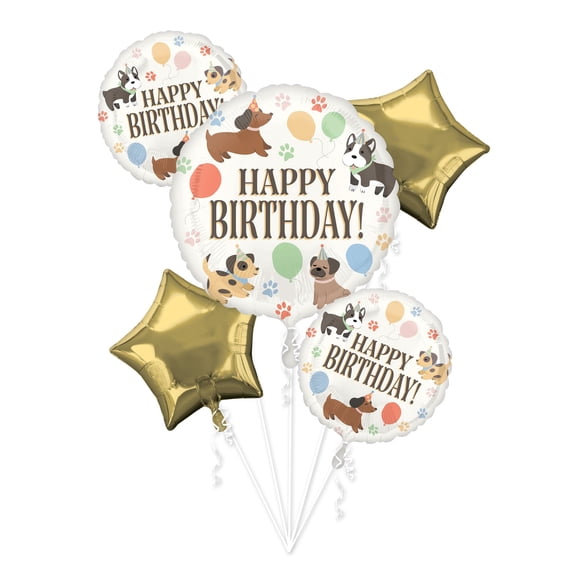 Amscan PAWESOME Birthday Balloon Bouquet